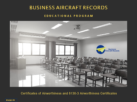 Certificate of Airworthiness and 8130-3 Airworthiness Certificates  (Overview) (AIA)