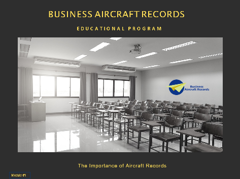 The Importance of Aircraft Records  (Overview) (AIA)